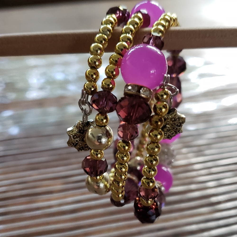 Multi-Colored Wrap Bracelet New - image 3